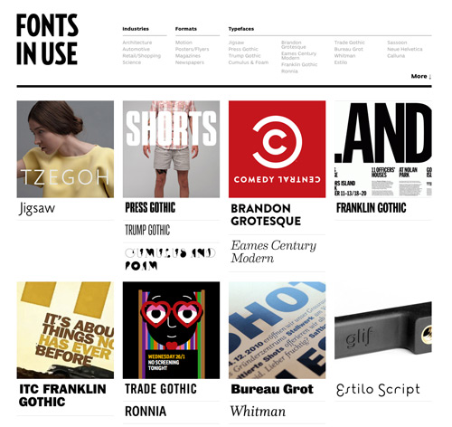 Fonts-In-use